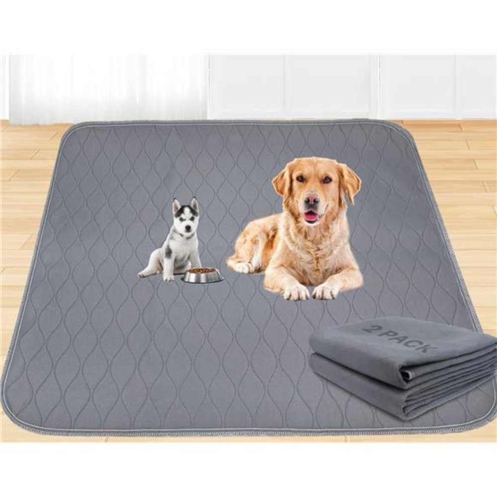 Washable Pee Pads for Dogs Extra Large, 2-Pack Reusable Puppy Pads 31"x 36"